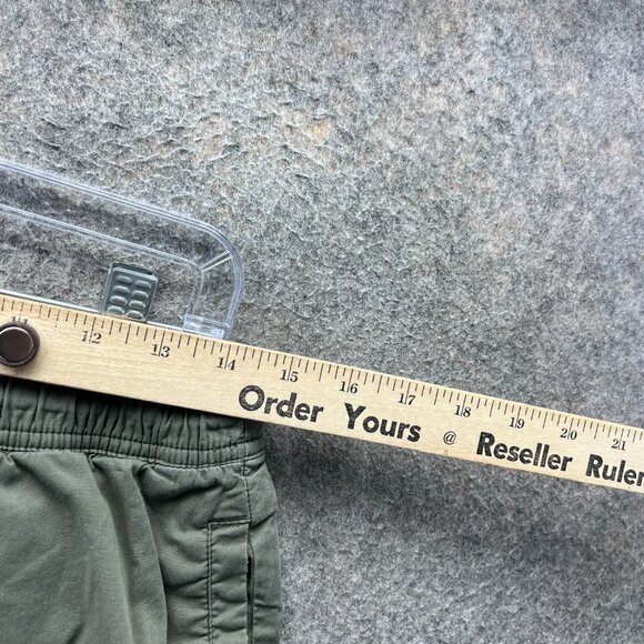 Zanerobe Shorts Mens 32 Green Olive Drawstring Athletic Canvas Drawstring - Picture 4 of 9